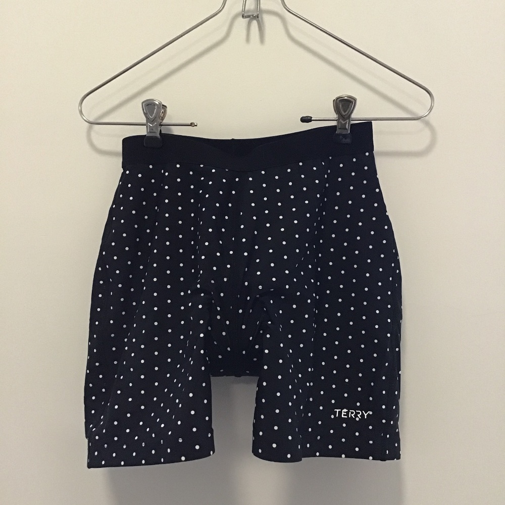 Terry Women's Black Polka Dot Bike Shorts